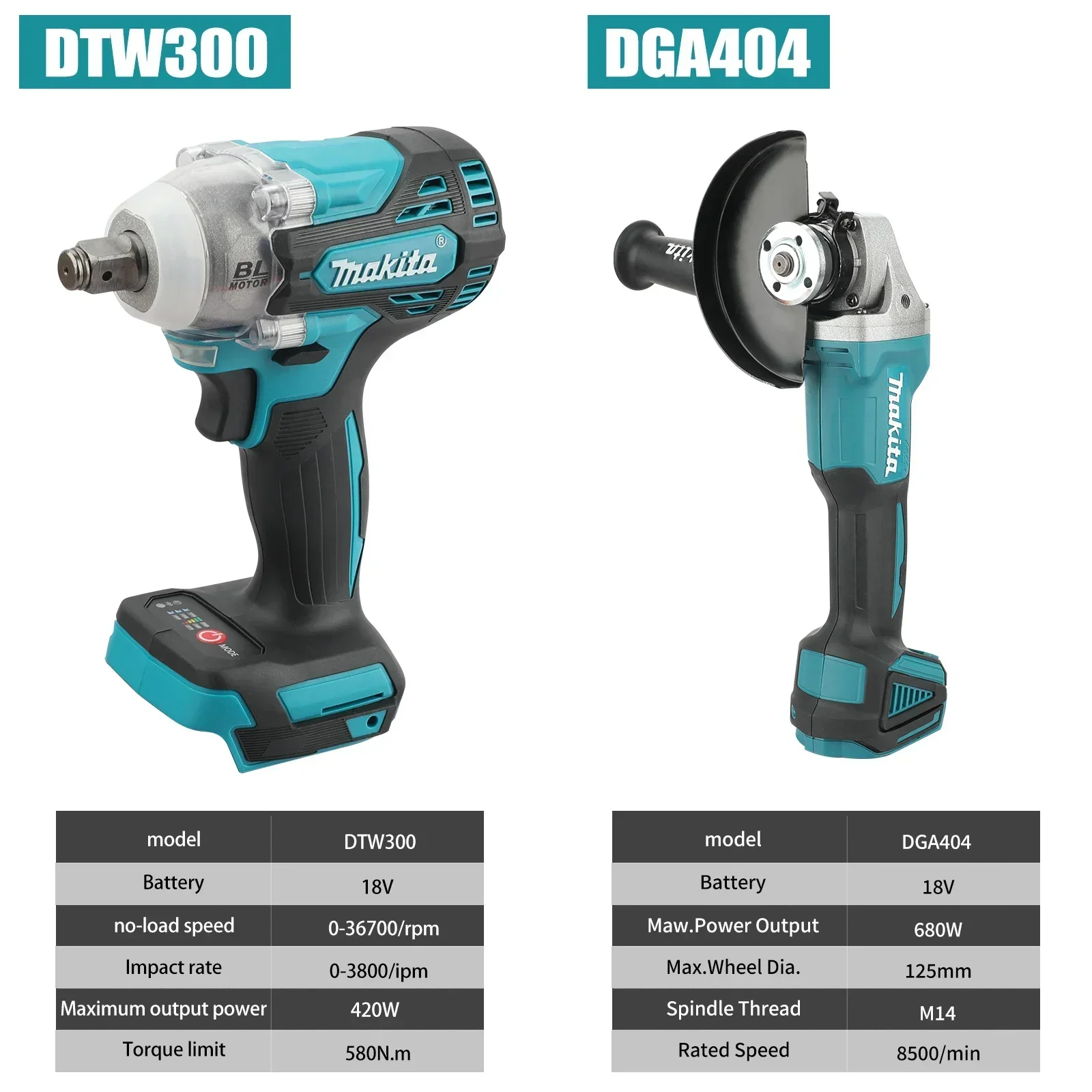 Makita DTW300 atau DGA404 Comb - Makita Drill Dtw300 ulasan dan harga